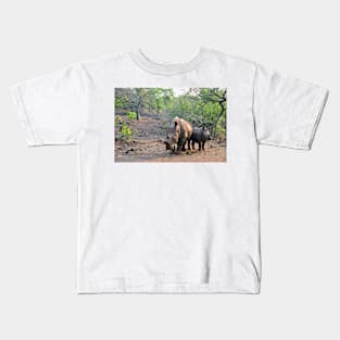 White Rhinoceros Zulu Nyala Game Reserve South Africa Kids T-Shirt